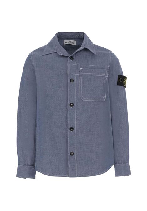 Camicia con applicazione STONE ISLAND KIDS | 1100002 S0310V0040